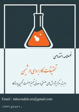 Poster of Applied research in chemistry