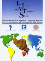 Poster of Iranian Journal of Applied Language Studies