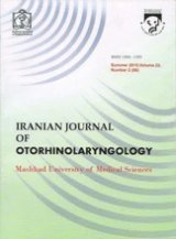 Poster of Iranian Journal of Otorhinolaryngology