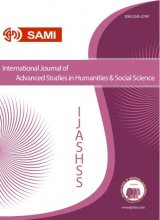 مجله بین المللی مطالعات پیشرفته در علوم انسانی و اجتماعی